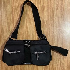 Y2k buckle shoulder bag